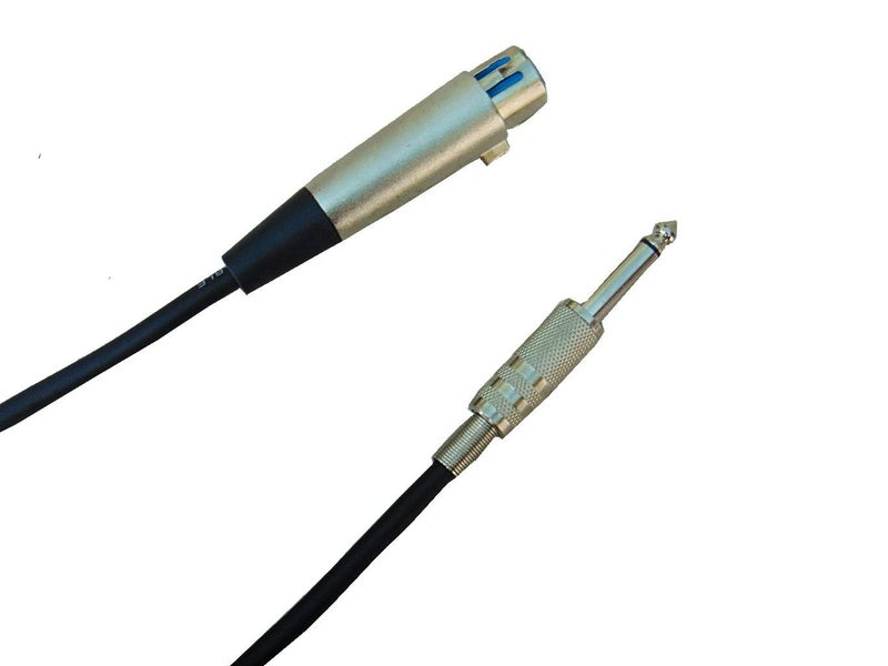 Studio Z 2 Pack Studio Z Microphone Cable 20Ft Female XLR to 1/4 Inch TS Male Mono 3 PIN Flexible Mic Cable Unbalanced Interconnect Wire Mic Cord for Dynamic Sound Built to Last (2 Pack) - Image 4